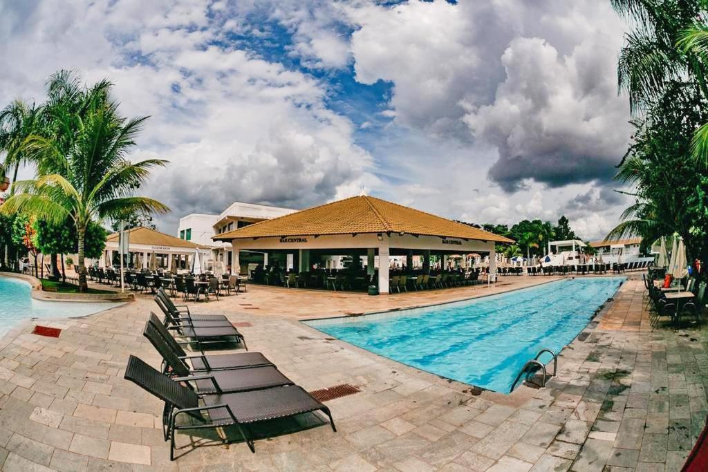 Lacqua Di'roma, Park 24h, Cozinha Com Fogao, 5 Pessoas Gg Apartment Caldas Novas